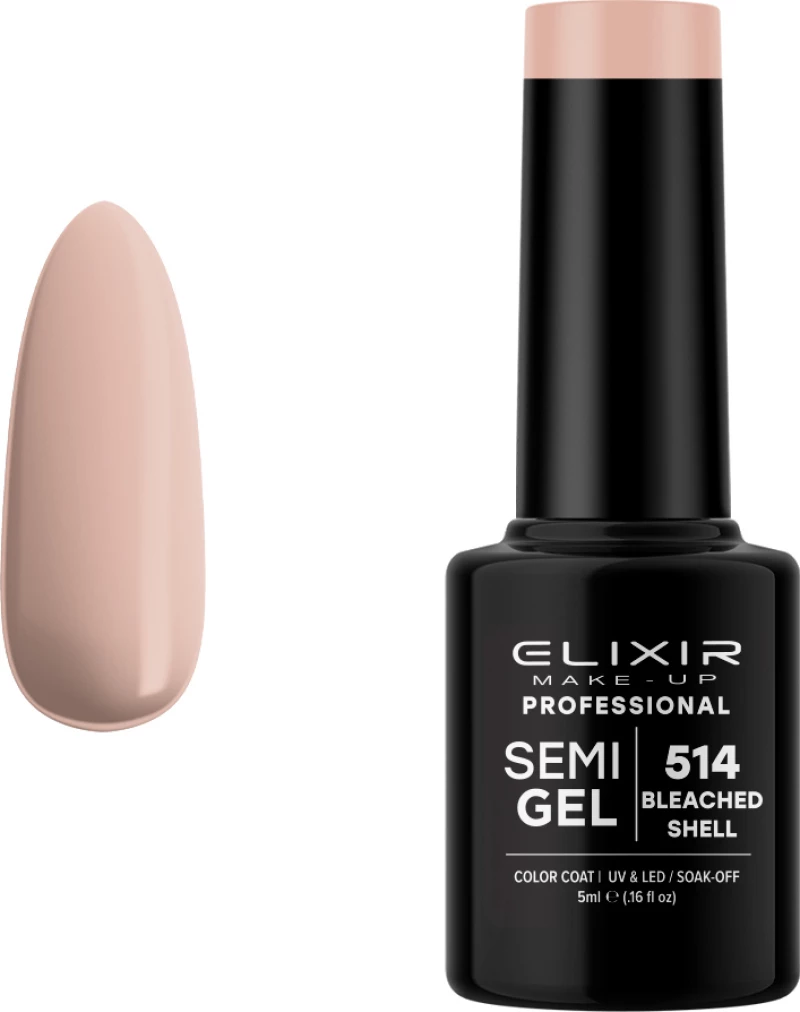 Elixir Semi Gel 514 Bleached Shell 5ml