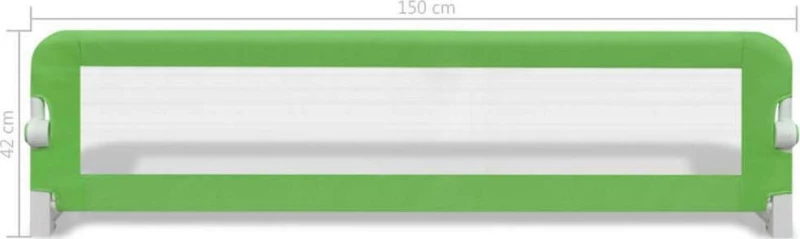 vidaXL Μπάρα Κρεβατιού Green 150x42cm