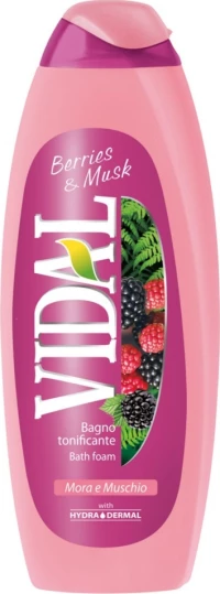 Vidal Berries & Musk Bath Foam 500ml