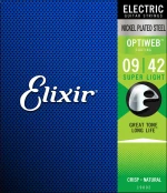 ELIXIR 19002 ''Optiweb'' Χορδές Ηλεκτρικής Κιθάρας (09-42)