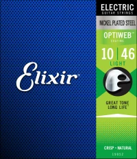 ELIXIR 19052 ''Optiweb'' Χορδές Ηλεκτρικής Κιθάρας (10-46)