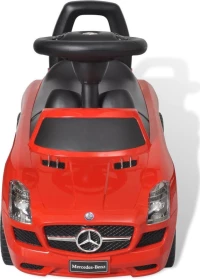 vidaXL Mercedes Benz Foot Powered Red