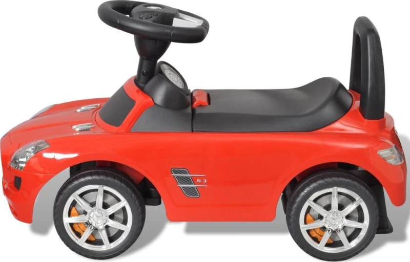 vidaXL Mercedes Benz Foot Powered Red