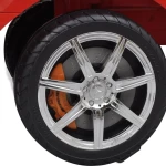 vidaXL Mercedes Benz Foot Powered Red