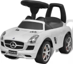vidaXL Mercedes Benz Foot Powered White