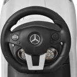 vidaXL Mercedes Benz Foot Powered White