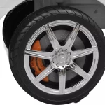 vidaXL Mercedes Benz Foot Powered White