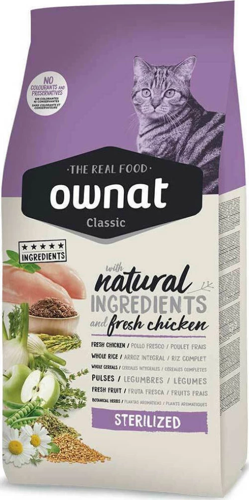 Ownat Sterilized Natural & Fresh Chicken 4kg