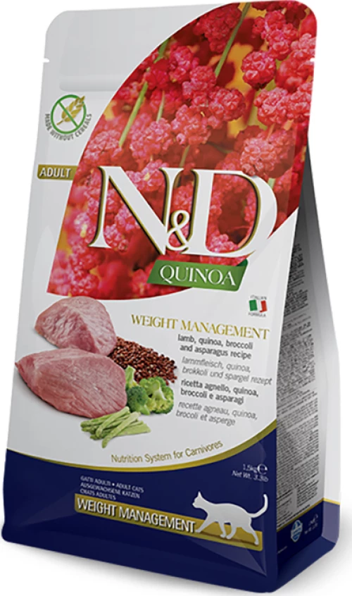 N&D Quinoa Weight Management Lamb 1.5kg