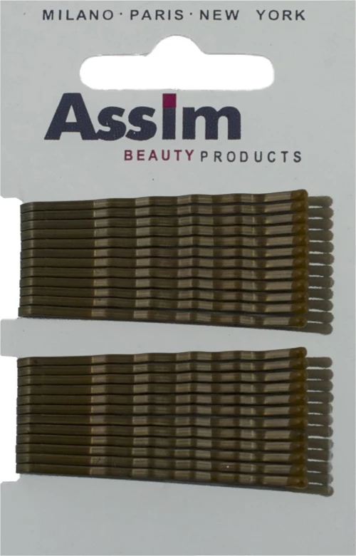 Τσιμπιδάκια Μαλλιών Assim ξανθά 24 τεμαχίων