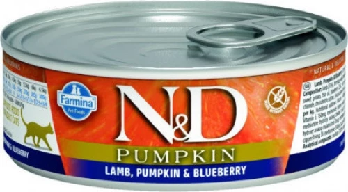 N&D Pumpkin Αρνί/Κολοκύθα 80gr 12τμχ