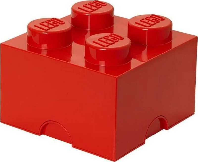 Lego Storage Brick 4 Red