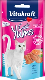 Vitakraft Cat Yums Λιχουδιές Γάτας Γεμιστές με Σολομό 40gr