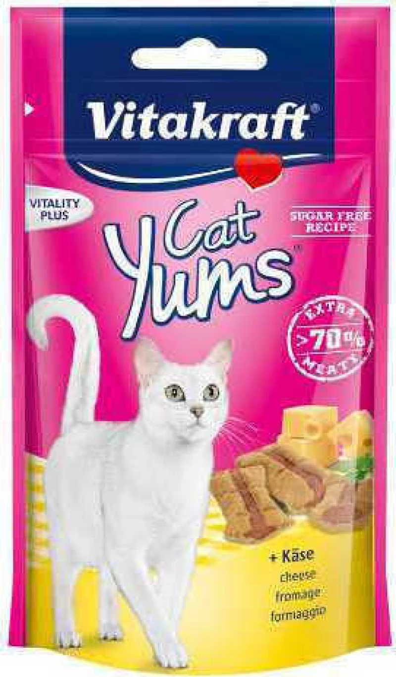 Vitakraft Cat Yums Λιχουδιές Γάτας Γεμιστές με Τυρί 40gr