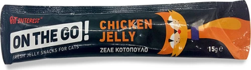 Pet Interest On The Go Chicken Jelly 15gr