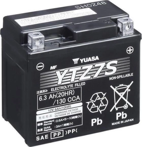 Μπαταρία Μοτοσυκλέτας Yuasa Ytz7S 12V 6Ah
