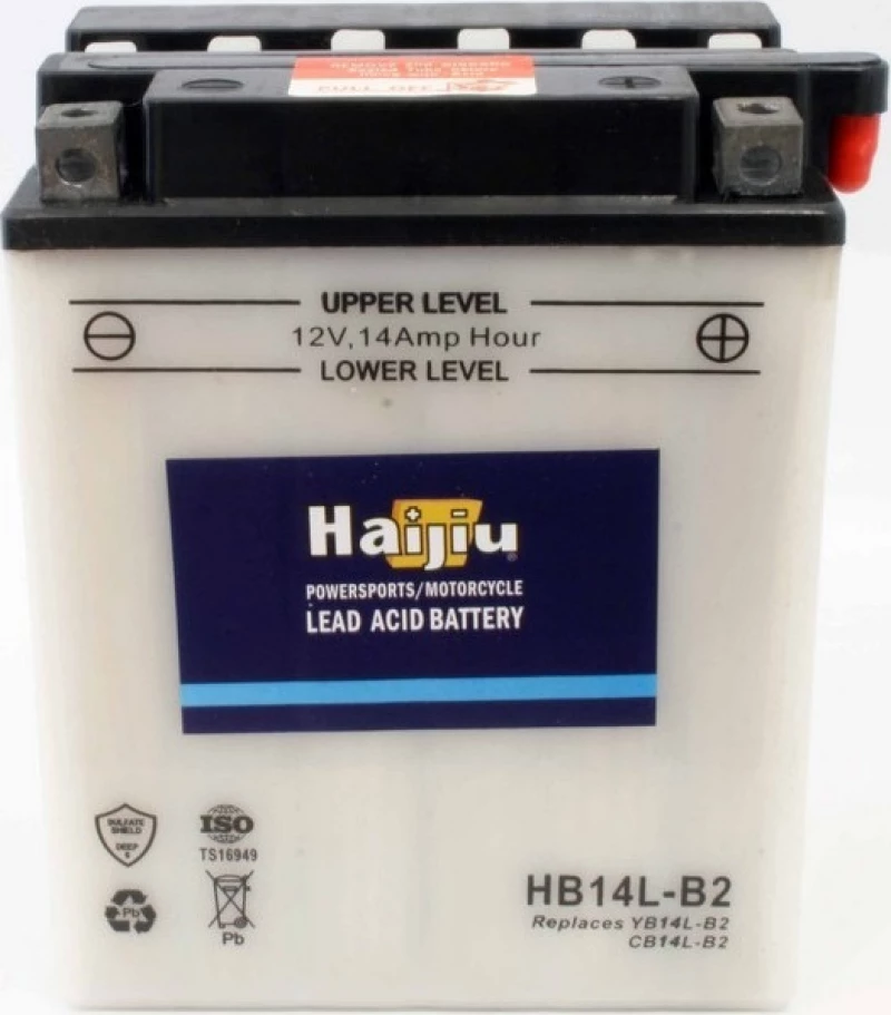 Μπαταρία Μοτοσυκλέτας Haijiu Hb14L-B2 12V 14Ah