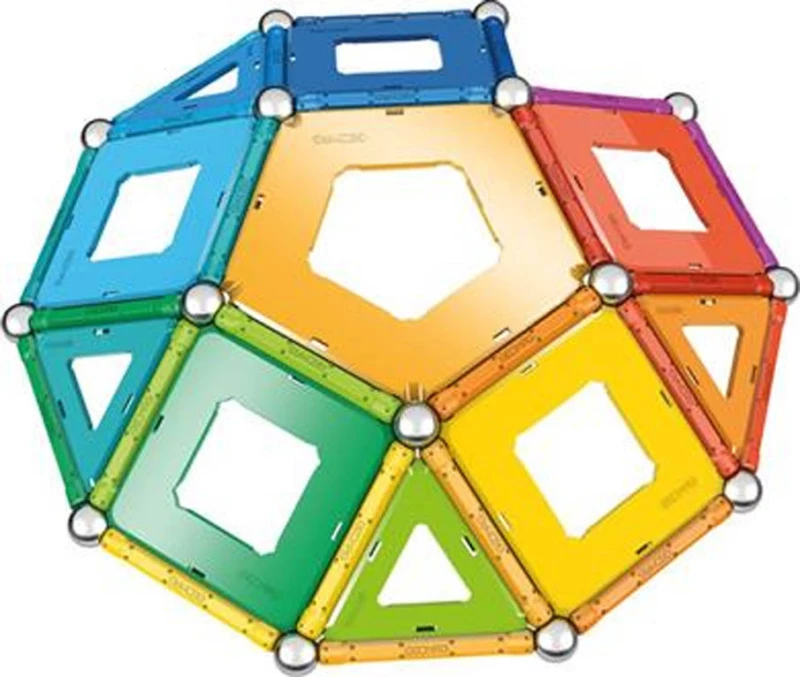 Geomag Magnetic Classic Construction Set Rainbow 72