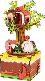 Robotime Diy Music Box Tree House