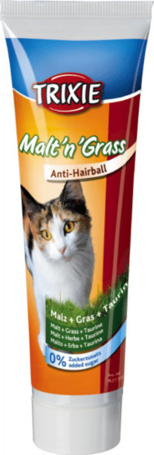 Trixie Malt'n'Grass & Taurine Anti Hairball 100gr