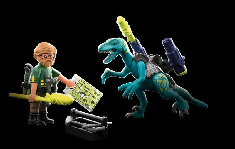 Playmobil Δεινόνυχος Με Τον Θείο Rob