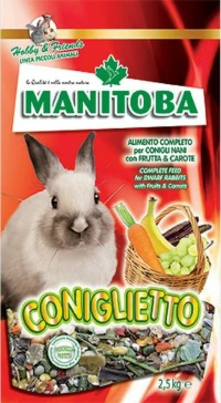 Manitoba Coniglietto με Φρούτα & Καρότα 2500gr