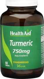 Health Aid Turmeric 750mg 60 ταμπλέτες