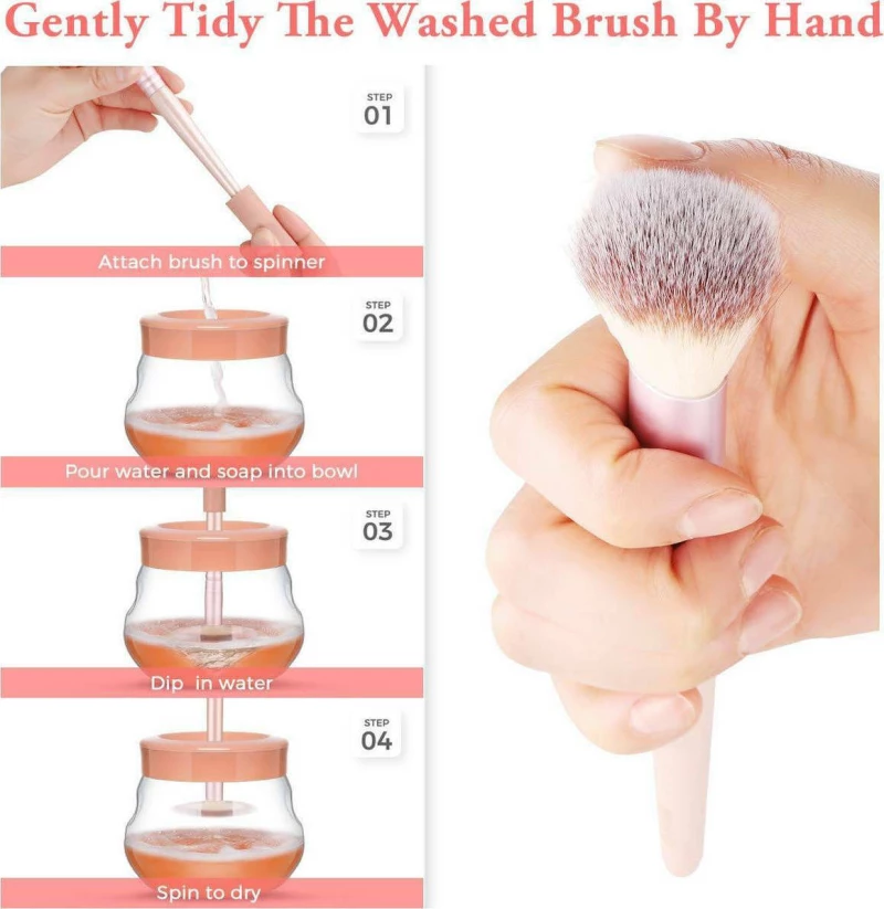 Electric Makeup Brush Cleaner