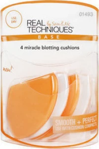 Real Techniques 4 Miracle Blotting Cushions 1493
