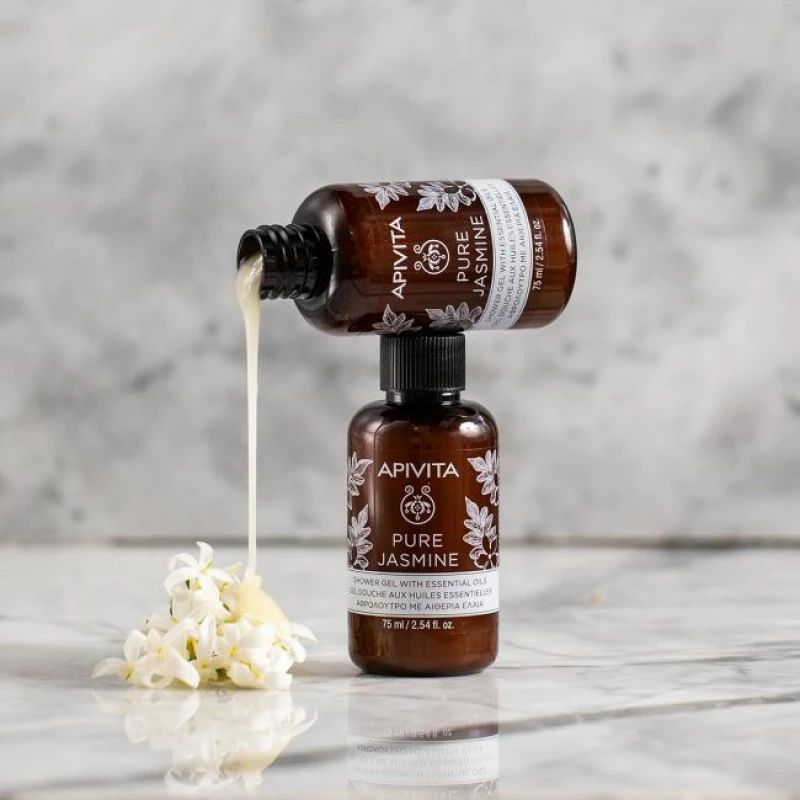 Apivita Pure Jasmine Shower Gel 75ml