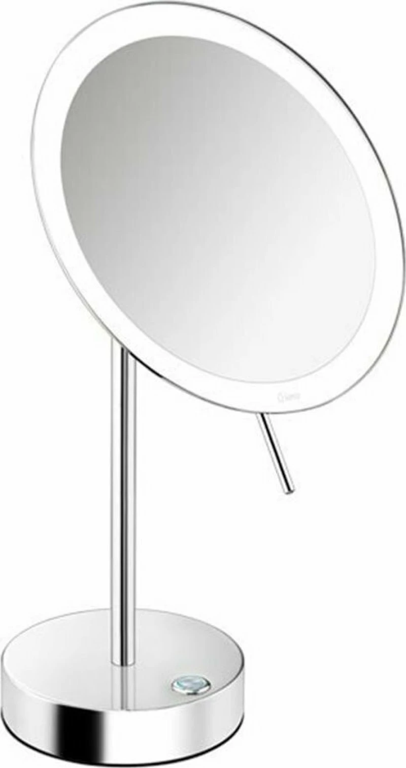 Sanco Επικαθήμενος Καθρέπτης Μεγεθυντικός με Led Chrome A3-MRLED-903