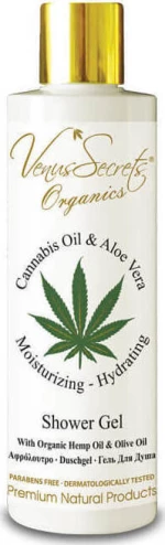 Venus Secrets Cannabis Oil & Aloe Vera Shower Gel 250ml