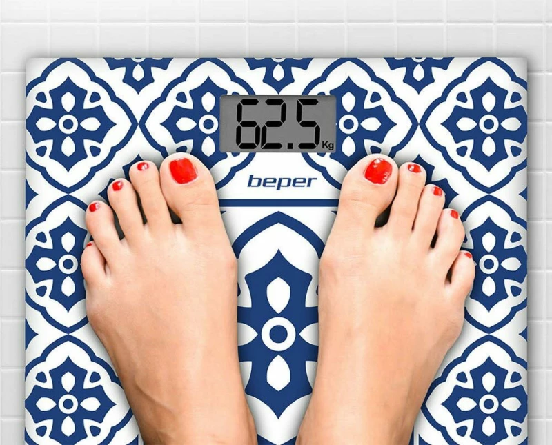 Beper P303BIP001 Ψηφιακή Ζυγαριά Μπάνιου έως 180Kg από Γυαλί