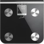 Life Shape Body Fat Scale,Black Glass Surface Life