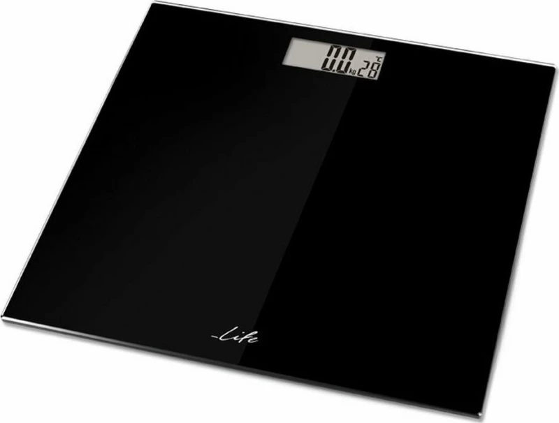 Life YOGA Body Fat Scale Glass Surface Black 221-0180