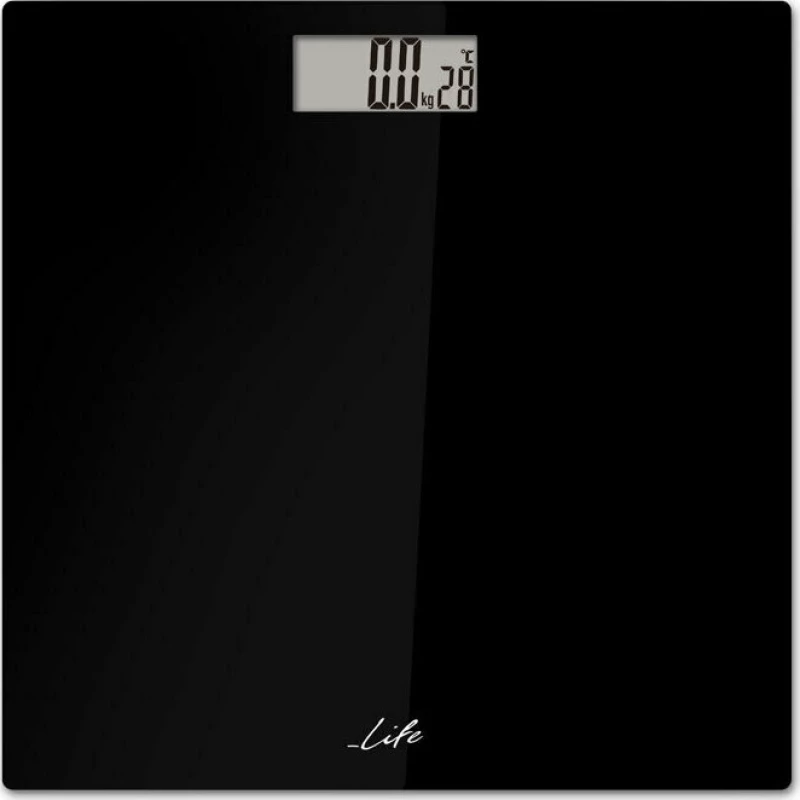 Life YOGA Body Fat Scale Glass Surface Black 221-0180