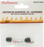 Carcommerce Kit Βαλβιδας Ποδηλατου Schrader Σετ 5Τεμ.