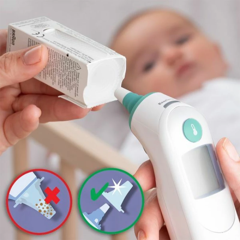 Braun ThermoScan 6 Contact thermometer White Ear Buttons (IRT6515)