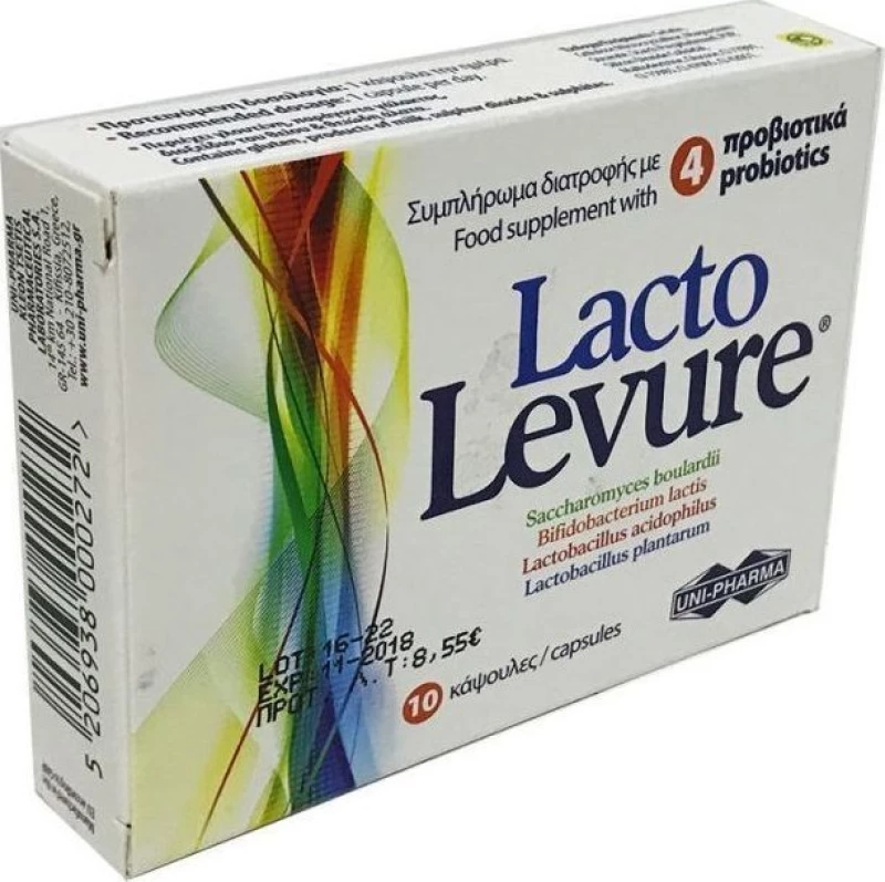 Uni-Pharma Lacto Levure 10 κάψουλες