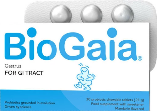 BioGaia Gastrus 30 μασώμενες ταμπλέτες