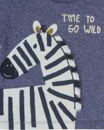 Losan Σετ Βερμούδα με Μπλουζάκι "Time to Go Wild" 2τμχ