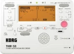 Korg Tmr-50-Pw Digital Tuner Metronome Recorder White