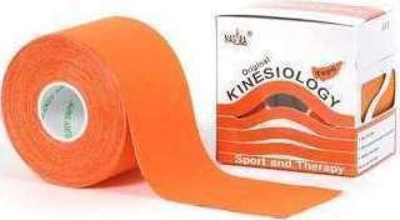 Nasara Tape Κινησιοθεραπείας 5cm x 5m Πορτοκαλί