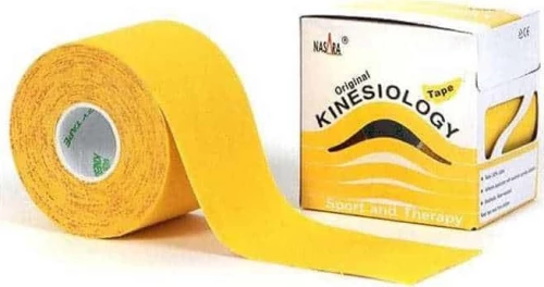 Nasara Tape Κινησιοθεραπείας 5cm x 5m Κίτρινο