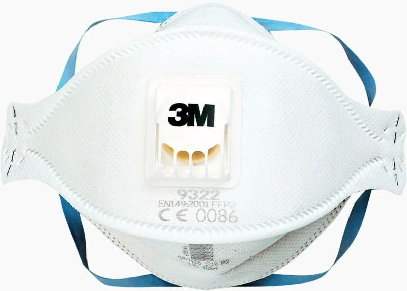 3M Aura 9322+ FFP2 NR D με Βαλβίδα Εκπνοής 1τμχ