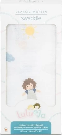 Lulujo Πάνα Αγκαλιάς Jo Bamboo 120x120cm