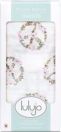 Lulujo Πάνα Αγκαλιάς Peace Bamboo 120x120cm