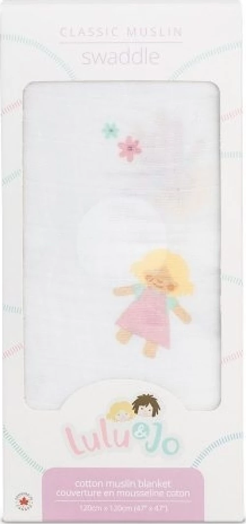 Lulujo Πάνα Αγκαλιάς Lulu Bamboo 120x120cm