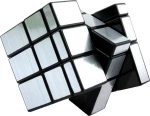 Mirror blocks cube 3x3 silver