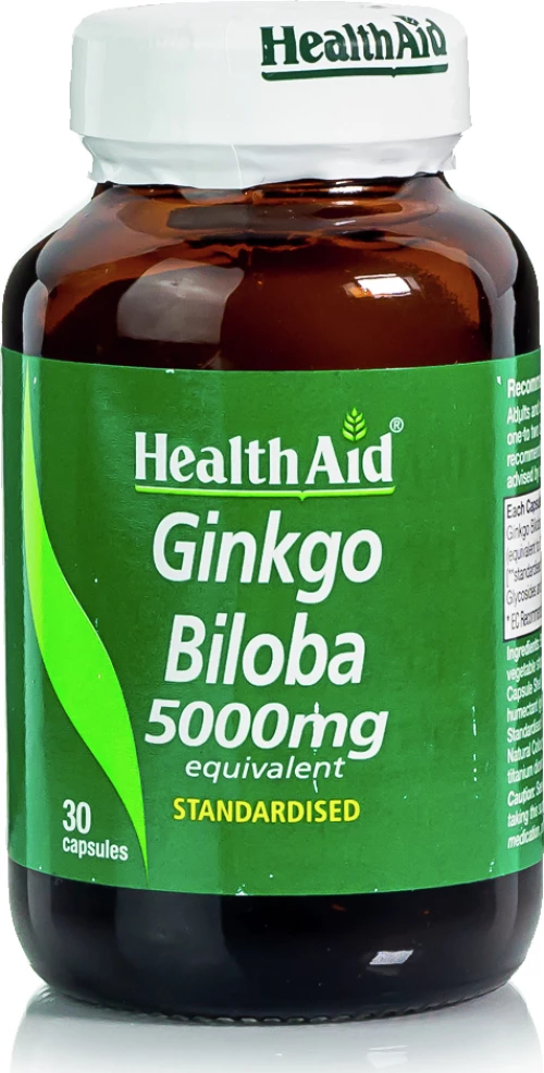 Health Aid Ginkgo Biloba 5000mg 30κάψουλες
